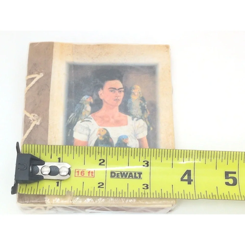 Handmade Bark Paper Amate Journal Frida Kahlo Art Mexico 4